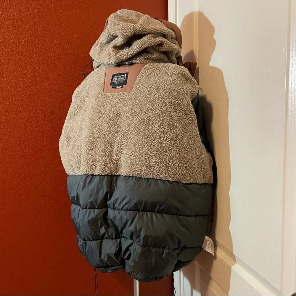 Carhartt Women’s Montana Sherpa Lined‎ Full Zip Gorpcore Work Puffer Jacket